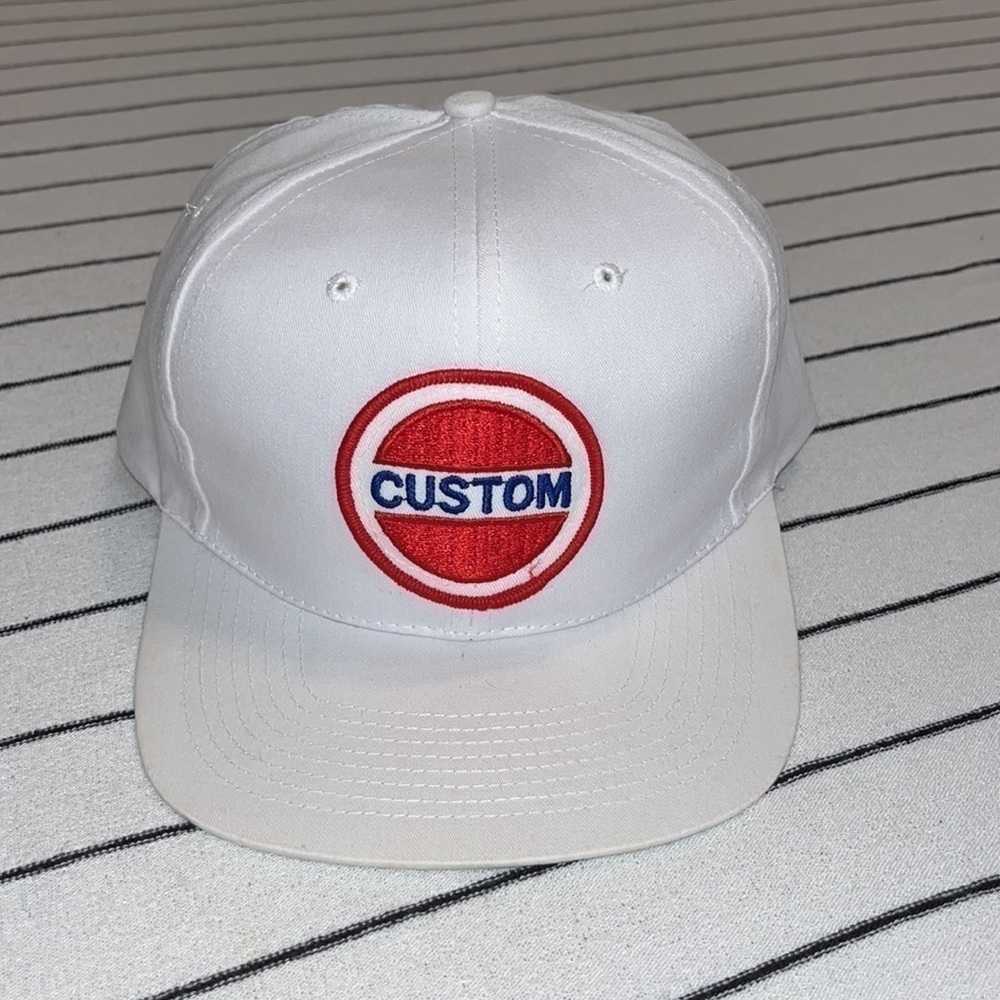 Custom Patch Vintage Nissin Snapback Trucker Hat - image 2